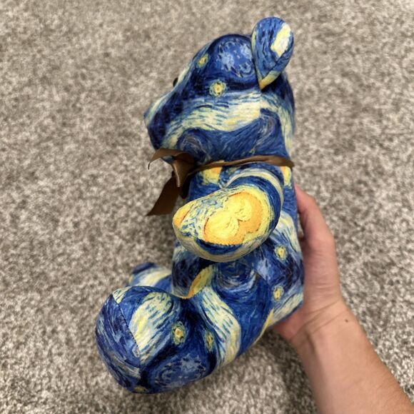 Starry Night 9” Teddy Bear Van Gogh Immersive Lighthouse Experience No Tags - Picture 2 of 4